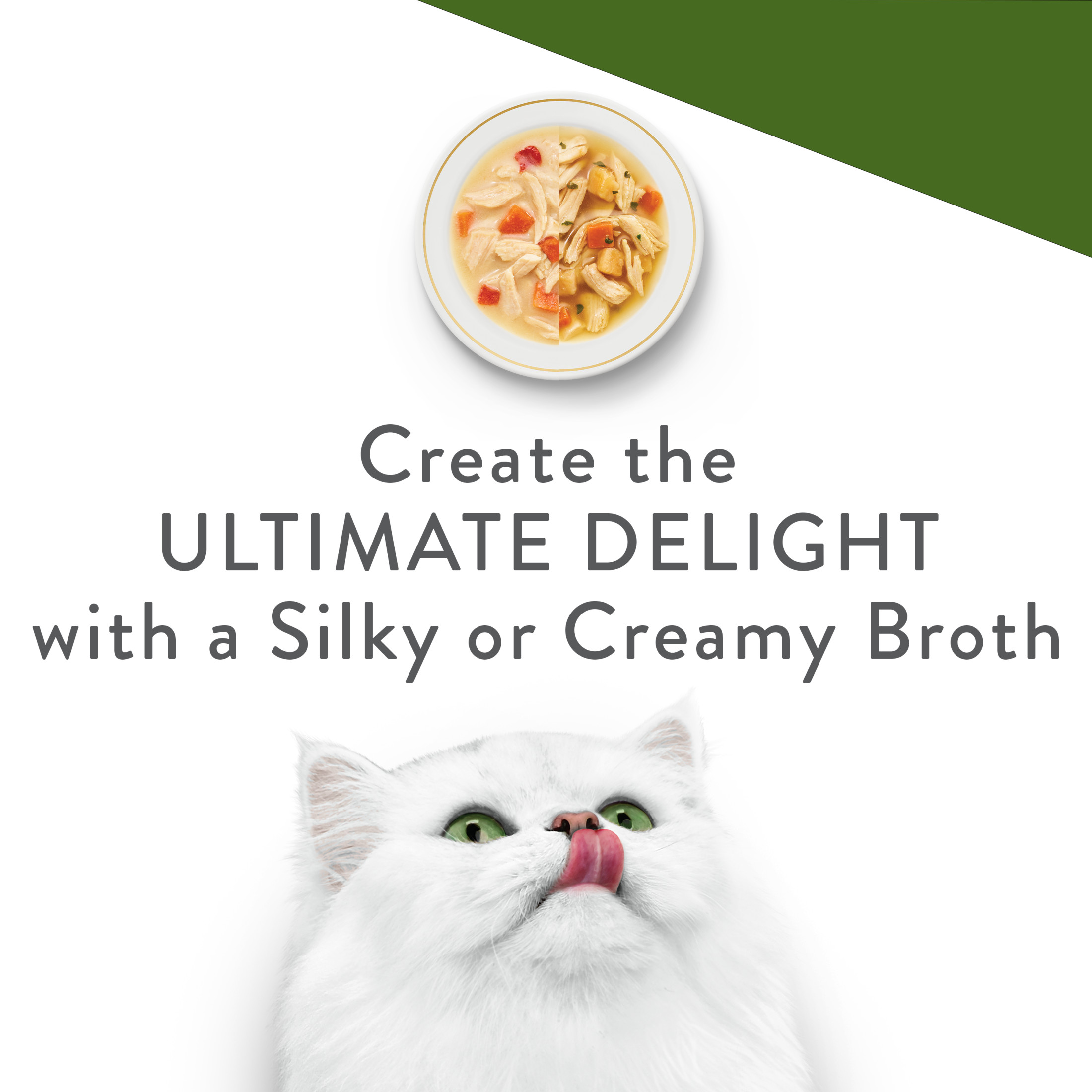 Purina Fancy Feast Bouillons Collection Poulet Emballage Assorti, Gâteries pour Chats 40g x 12