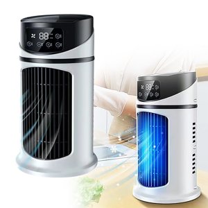 WIFKLSIIPG Portable and Energy Efficient Air Conditioners Air Conditioner with Five Speed Wind Speed Design Tower Fan with Smart Atomized Sheet Detection Fan for Room and Office USB