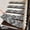Gray#47428, variant on 15 Pack Non-Slip Carpet Stair Treads for Indoor Runner, Polyester with Reusable Adhesive, 20 x 76 cm, Black Gray Red Green