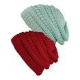 thumbnail image 1 of Tuque Tricotée pour Femmes (Lot de 2), Menthe/rouge, 1 of 1