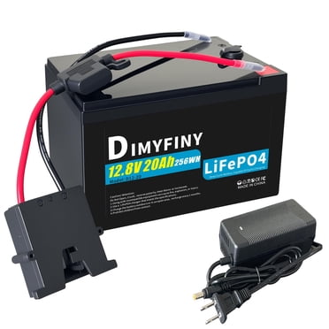 Batterie de Remplacement 12V 20Ah LifePO4 Lithium, Compatible avec Fisher Price Power Wheels Jouets Électriques 12 Volts et Voiture, Légère et Longue Durée
