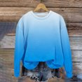 thumbnail image 4 of Yanlir Chandail Molletonné Surdimensionné pour Filles, Mode Enfants, Printemps Automne, Chandails Molletonnés, Col Rond, Manches Longues, Chandail Décontracté Ample, Hauts à Enfiler, 1-12 Ans (Bleu Pâle, 5 Ans), 4 of 6