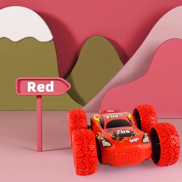 Dvkptbk Children's double-sided Stunt Car small toy car cross country- vehicle dumper