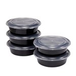 Mainstays Round Meal Prep Food Storage Container, 5 pack