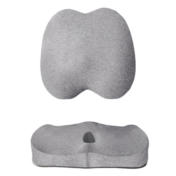 Binwennn Multifunctional Memory Foam Cushion Set For Chair/Car Including Lumbar Cushion Coccyx Cushion Back And Coccyx Injected With Gel Cloud Support Ergonomic Backrest Non Wheelchair Cushion Window