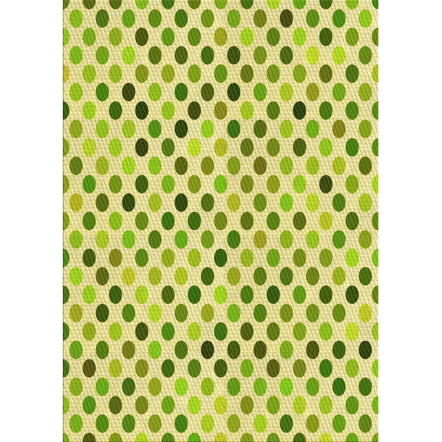 Ahgly Tapis Rectangulaire Lavable en Machine, Vert Pistache, 8 Pieds x 12 Pieds