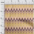 thumbnail image 1 of oneOone Cotton Poplin Fabric Chevron Ikat Printed Fabric 1 Yard 42 Inch Wide, 1 of 4