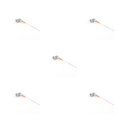 thumbnail image 2 of yingyy Model Railway Lamp Outdoor 1:87 Scale Streetlight Building LED Park Light Garden Yard Building Layout Decorations Type B Gray 5Set, 2 of 6