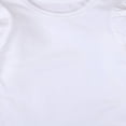 thumbnail image 3 of Infant Baby Girl Basic Ruffle Long Sleeve Cotton Romper Bodysuit Tops Clothes, 3 of 3
