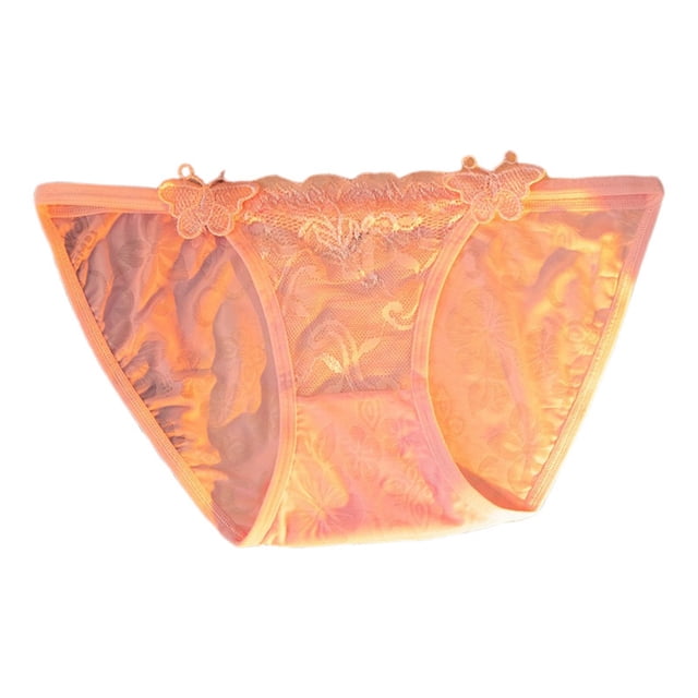 HUITKMM Lace Underwear For Women Women's Cut Out Lace Low Rise Lift Traceless Pure Briefs