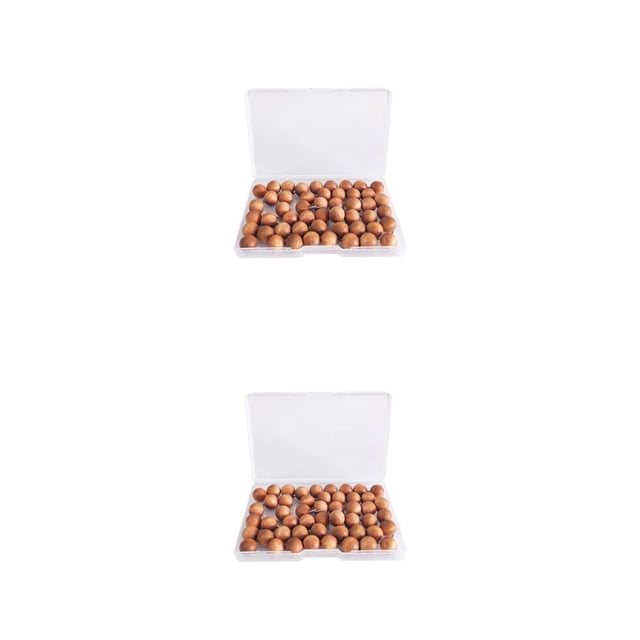 relayinert 30pcs Map Thumbtacks Push Pin Portable Thumbs Tacks Board Board Pin Round Nail 2Set