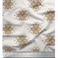 thumbnail image 1 of Soimoi Rayon Fabric Flower Artistic Printed Fabric 1 Yard 42 Inch Wide, 1 of 3