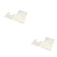 thumbnail image 1 of kurtrusly 1/2/3 Polyester Chenille Rug Carpet With Soft Texture Good Stepping Feeling And Strong Grip Prompt White 50*80+50*50 2PCS, 1 of 6