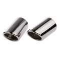 thumbnail image 1 of 2 Pièces Couvercles de Tuyaux d'Échappement en Acier Inoxydable pour A4 A3 A5, 1 of 6