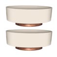 thumbnail image 1 of The HC Companies Pot de Plante d'Intérieur Bol Capri de 8 Pouces (Lot de 2), 1 of 5