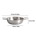 thumbnail image 3 of Huayishang Tableware Stainless Steel Dutch Oven Dutch Oven Pot Best Chef’s Pan In Pots And Pans Induction Pot Stock Pot, 3 of 9
