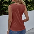 thumbnail image 5 of Chbgutlmr Womens Tank Tops Plus Size Crewneck Sleeveless Fitting Tees Solid Color Comfy Tops Summer Fashion, 5 of 5
