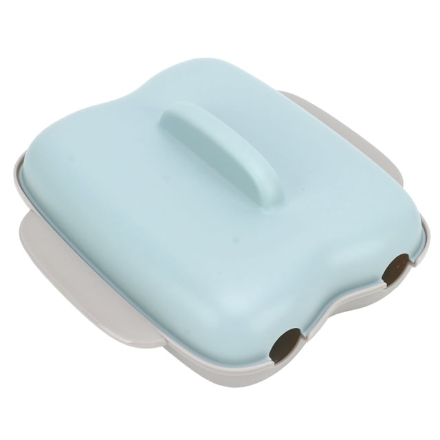 Microwave Corn Cooker, 7 To 8 Minutes Dishwasher Safe 2 Corn Cobs Steamed Corn Box Microwavable For Kitchen Blue,Beige