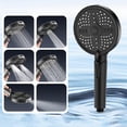 thumbnail image 3 of High Pressure 5 Mode Filtered Shower Head With Built In Handheld Power Wash For Hard Water Removal, 3 of 3
