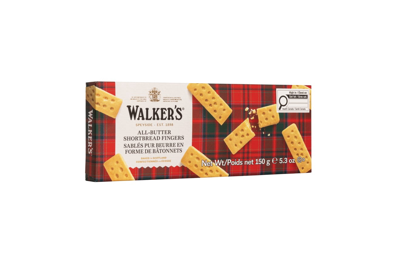 Sablés en forme de bâtonnets Walker’s