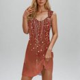 thumbnail image 1 of Ovzne Robes d'Été pour Femmes Robe de Plage Robe de Printemps et d'Été pour Femmes Vacances Boutonnée Col en V à Bretelles Robe Haut Robe de Printemps Imprimée Liquidation, 1 of 6
