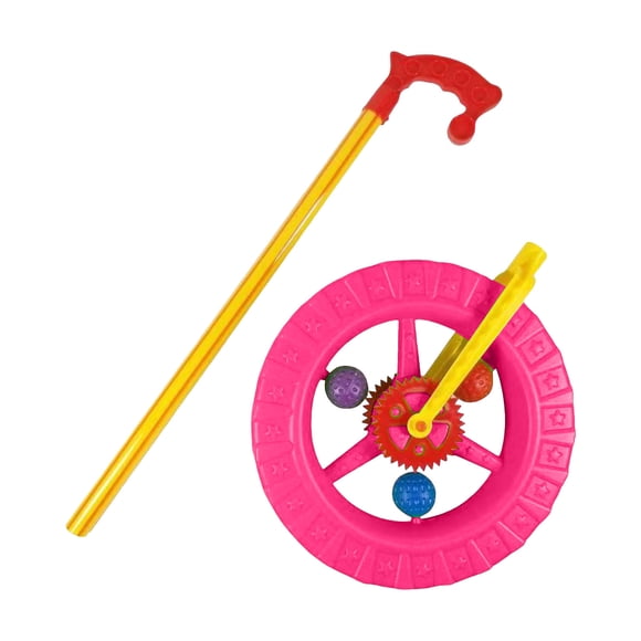 TIELUTT Learning Rotating Push Rod Cart for Boy Girl and Ride Guard Long for the Ride Scoot Ride Your Ride Ride Push Car