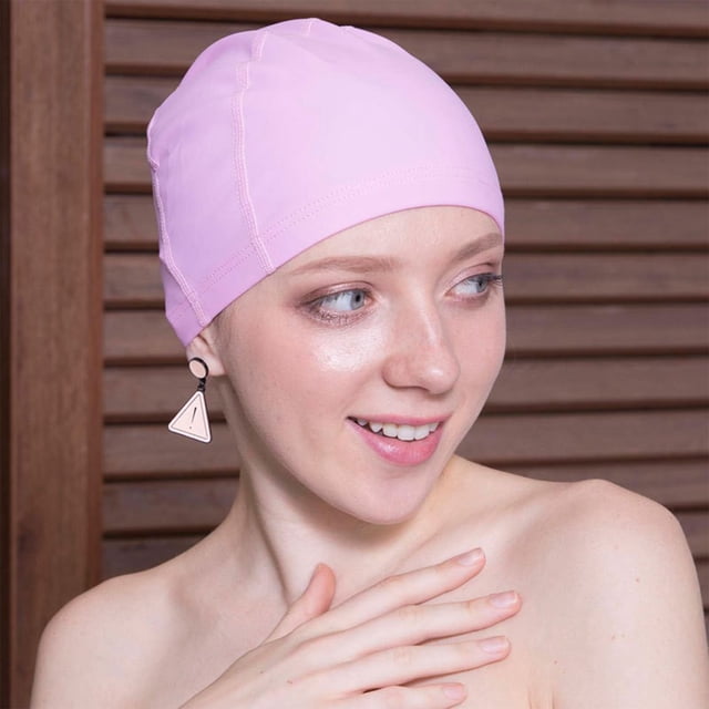 LSLJS Bonnet de Bain Hommes et Femmes Bonnet Imperméable Haute Élasticité Bonnet de Bain Protection des Oreilles Cheveux Longs Tête Qui Ne s'Étrangle Pas Bonnet de Spa, Équipement de Sport