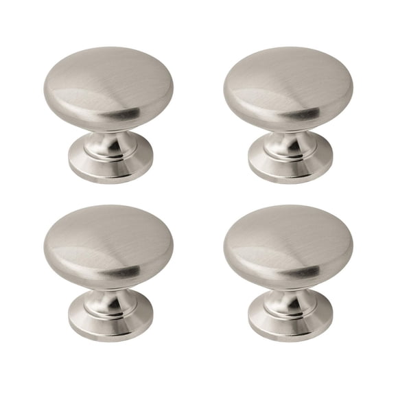 Era Simple Knob 4-Pack Satin Nickel