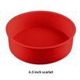 thumbnail image 4 of kurtrusly Wedding Birthday Party Cake Restaurant Reusable Washable Mousse Round Mould Kitchen Gadget Accessories Red 8 Inch 1Set, 4 of 6