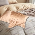 thumbnail image 4 of Dvkptbk Soft Pillowcase Double-Sided Solid Color Pillow Cover Pillow Case Beauty Silk Cover Pillow Core Cover Ice Silk Bedding 20''X30'' A Pillowcase Bedding, 4 of 7