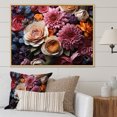 thumbnail image 1 of Designart Roses art Mural Encadré Décor, Roses art Mural Encadré, Rhapsodie des Roses, Rose Moderne Naturel art Mural Encadré, Cadre Couleur Brun Naturel 32x16 Pouces, 1 of 5