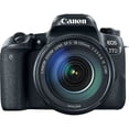 thumbnail image 4 of Canon EOS 77D DSLR Camera +18-135mm USM Lens (Intl Model) (1892C002) W/Bag, Extr, 4 of 6