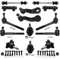 thumbnail image 1 of Detroit Axle - 4WD Front Ball Joints + Sway Bars + Tie Rods Suspension Kit Replacement for Chevy GMC K1500 K2500 Yukon Tahoe - 14pc Set, 1 of 4