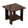 thumbnail image 2 of Tyidzon Small End Table, 2-Tier Storage Shelf Couch Side Table, End Table for Living Room, Bedroom, Sofa Couch Small Spaces - Black, 2 of 7