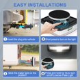 thumbnail image 3 of Magnetic Wireless Trailer Lights, Rechargeable LED Trailer Light for Towing Truck, Waterproof Tail Tow Lights Kit for RV Camper Boat Caravan, Portable Turn Signal Brake Running Stop, 3 of 8