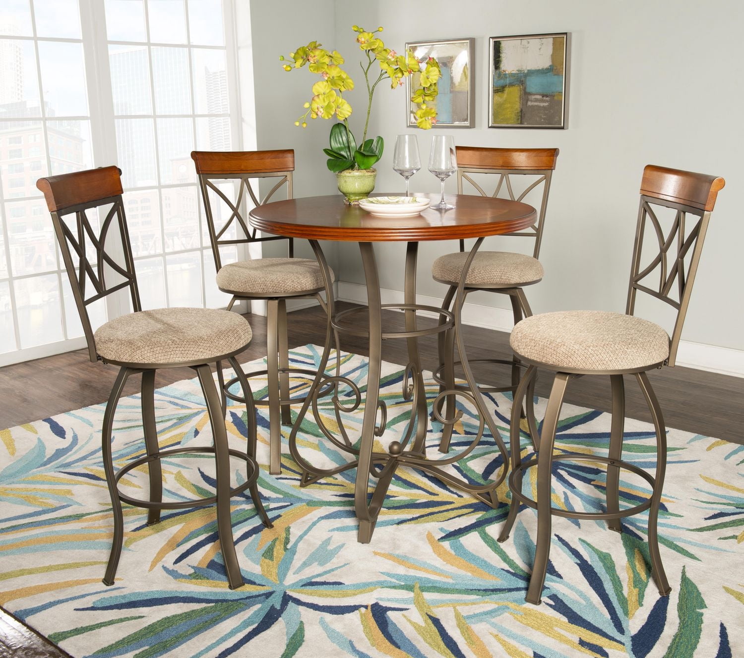 Tabouret de Bar Pivotant Montez