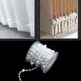 thumbnail image 3 of Ensemble de Réparation de 20 Pcs de Lattes Inférieures de Poids pour Stores Verticaux 89 mm (3,5 Pouces) x 10 m, Blanc, 3 of 4