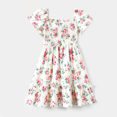 thumbnail image 2 of PatPat Family Matching Color Block Tee and Ditsy Floral Shirred Top Dress Sets, 2 of 5