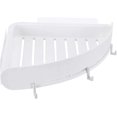 thumbnail image 1 of Jinsinto Corner Shower Caddy,shelf Organizer No-punching With Hook White, 1 of 5