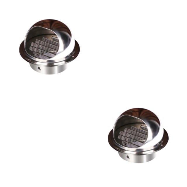 Thinsony Breathable And Rainproof Stainless Steel Air Vent For Ventilation In Any Environment Wide Application Ventilation Cover 60mm 2Set