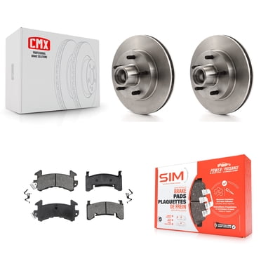 Transit Auto Front Brake Rotors Semi-Metallic Pad Kit for Car Chevrolet Camaro Pontiac Firebird S10 GMC Oldsmobile Monte Carlo Cutlass Supreme Buick Regal Sonoma S15 Blazer Jimmy Grand Prix K8S-100680