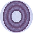 thumbnail image 1 of Ahgly Company Tapis d'Intérieur Lavables en Machine, Ronds, Transitionnels, Violet Vif, 7' Ronds, 1 of 7