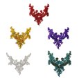 thumbnail image 2 of maskred Beautiful And Easy To Rhinestones Applique Sew On Beads Trim Patches Versatile Beautiful And Elegant white 1Set, 2 of 6