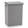 thumbnail image 4 of Bouclair Black And White Foldable Hamper Large, 4 of 6