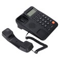 thumbnail image 2 of Office Phone, Free Battery Extension Interface Caller ID Landline Pre Dial Function Office Telephone  For Office Hotel Home Black,White, 2 of 8