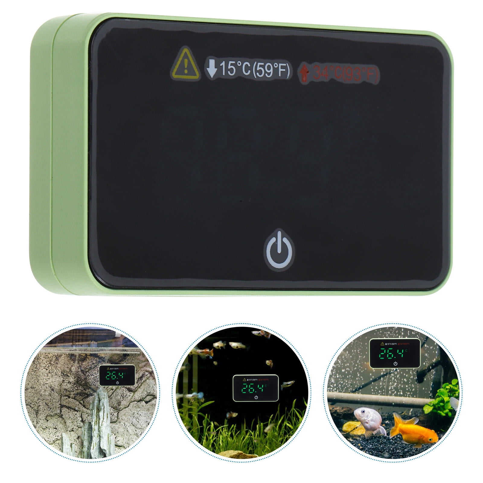 FESTFENDS LED Aquarium for Home Use with Sticky Design and ABS Material
