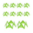 thumbnail image 2 of Yingyy Tapis de Golf T-Shirts Durables Résistance à l'Usure T-Shirt de Golf Réutilisable T-Shirts de Simulateur de Golf pour Intérieur Cour Arrière Petit Vert, 2 of 8
