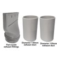 thumbnail image 3 of Transemion Flat Adapter For Mobile/Car Air Conditioner Exhaust Hose Easy Installation Air Conditioning Hose Flat head, 3 of 3
