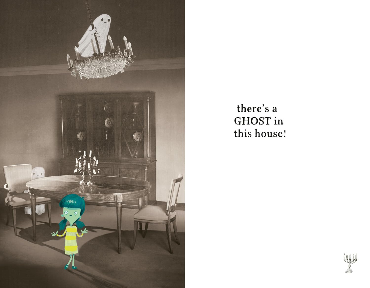 Seasonal : There'S A Ghost In This House By Jeffers, Oliver