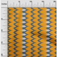 thumbnail image 1 of oneOone Polyester Lycra Fabric Chevron Ikat Print Fabric By The Yard 56 Inch Wide, 1 of 4